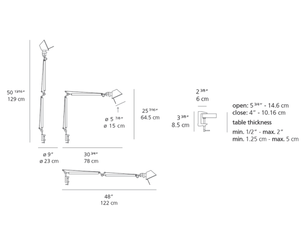 Artemide Tolomeo Classic Table Lamp - Image 8