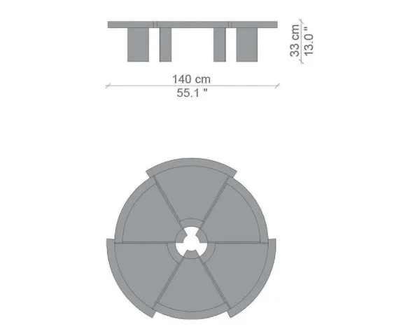 Cassina Rio Low Table - Image 4