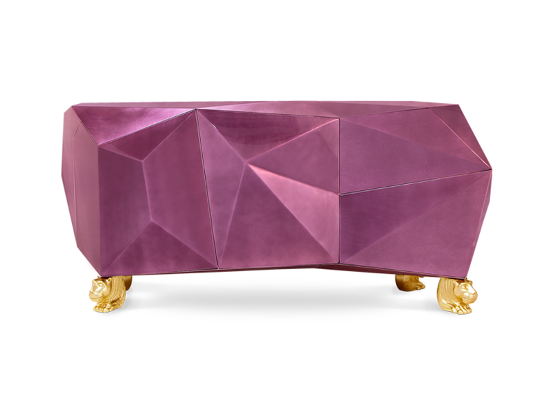 Diamond Amethyst Sideboard