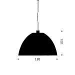 Ingo Maurer XXL Dome Pendant Lamp