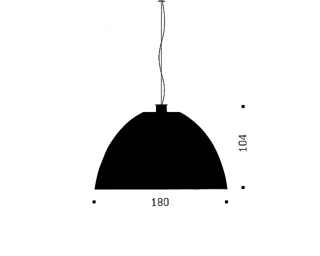 Ingo Maurer XXL Dome Pendant Lamp