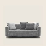 Flexform Winny sofa in grey fabric