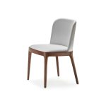 Cattelan Italia Magda upholstered dining chair with ashwood frame