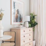 Ton 811 chair beside a dresser