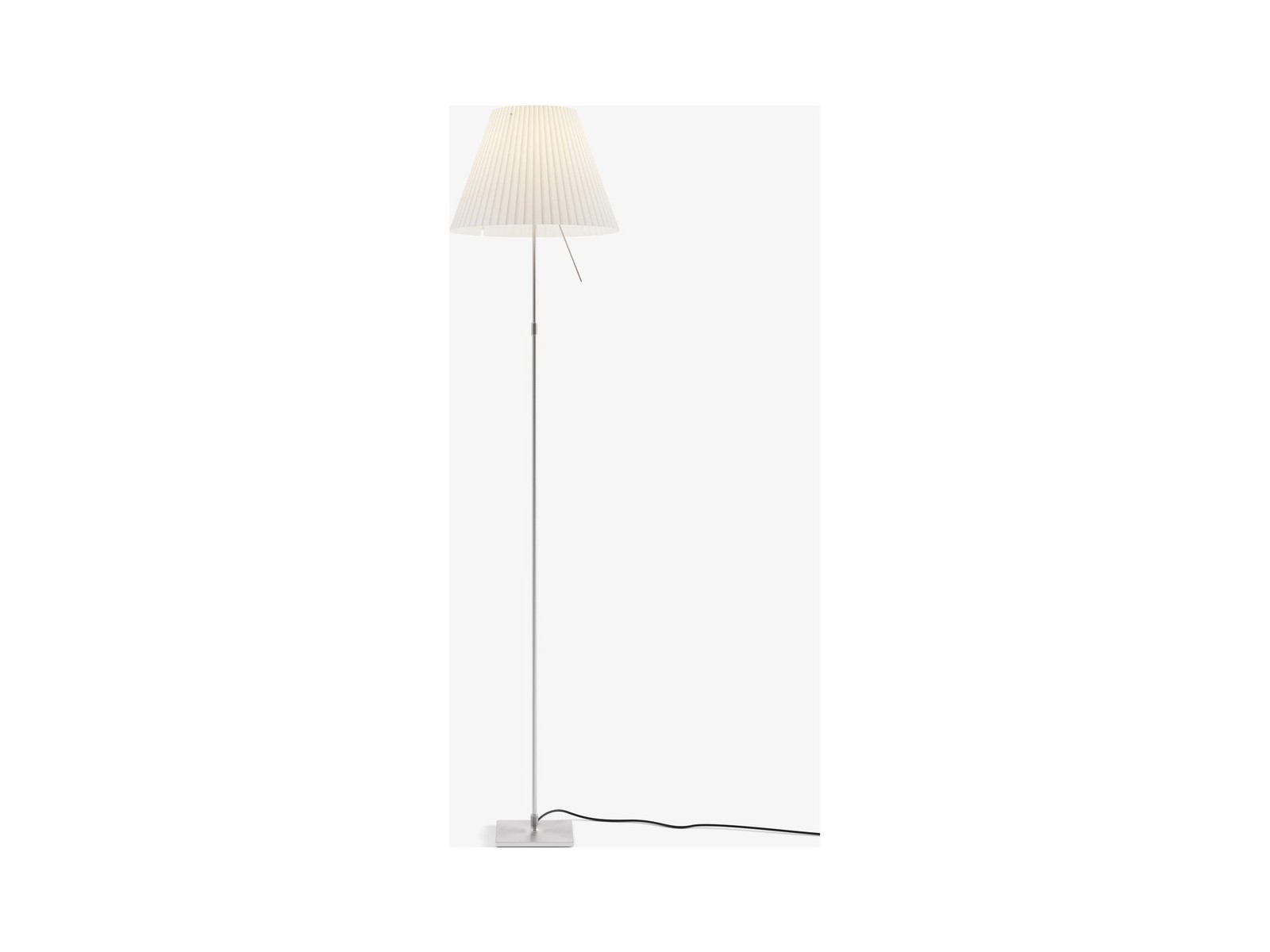 Luceplan Costanza floor lamp on white background