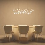 Moooi Heracleum III Endless over a dining table