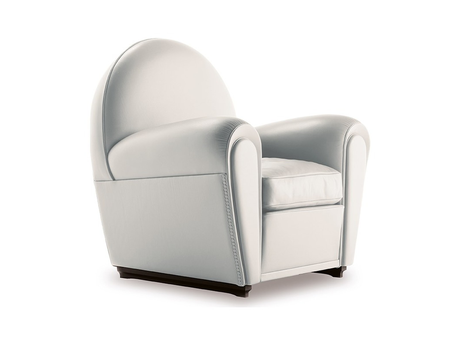 Poltrona Frau Vanity Fair armchair in white leather